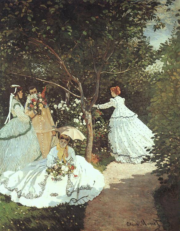 Claude Monet Women in the Garden France oil painting art
